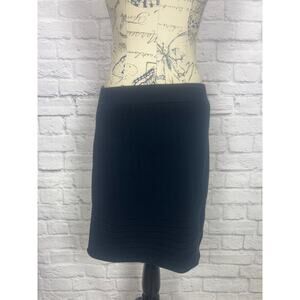 CAbi Navy Blue Pencil Skirt Style # 290 Women Medium